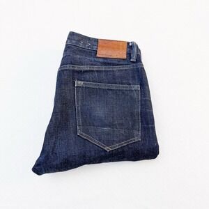 All Saints Men's Cigarette Skinny Fit Dark Wash Denim Jeans Size 30